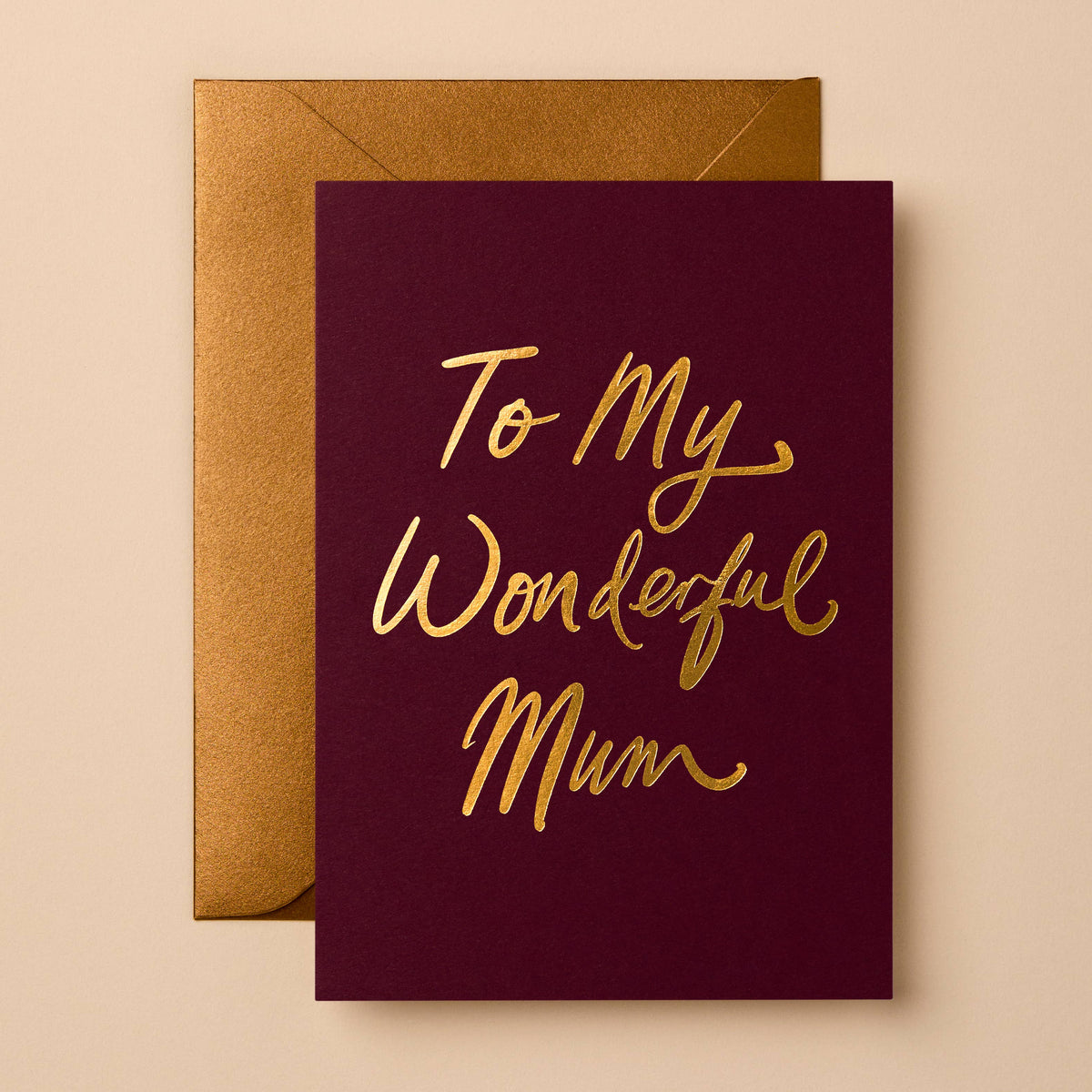 To My Wonderful Mum