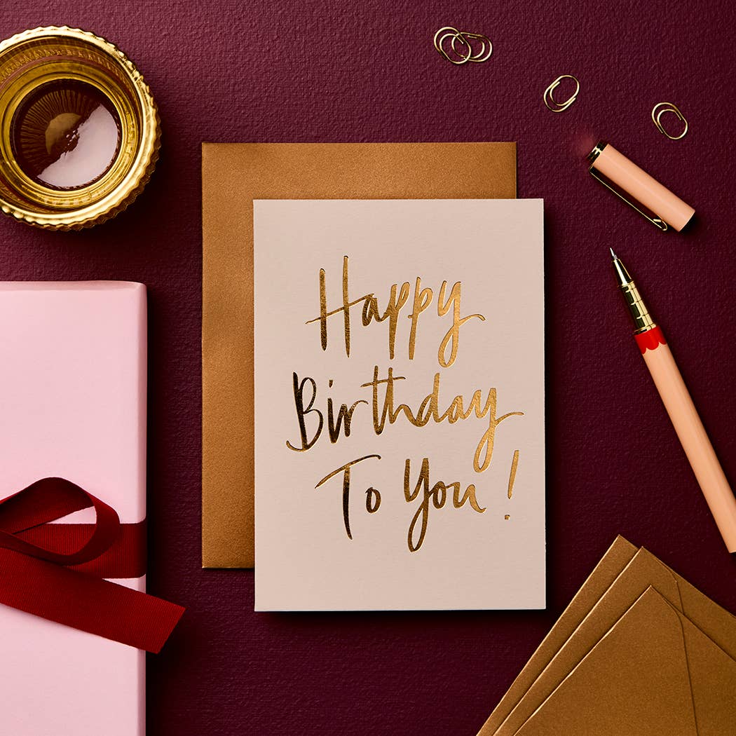 Boutique Birthday Card