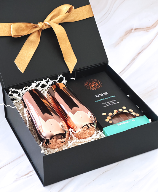 Champagne Flute & Chocolate Delight