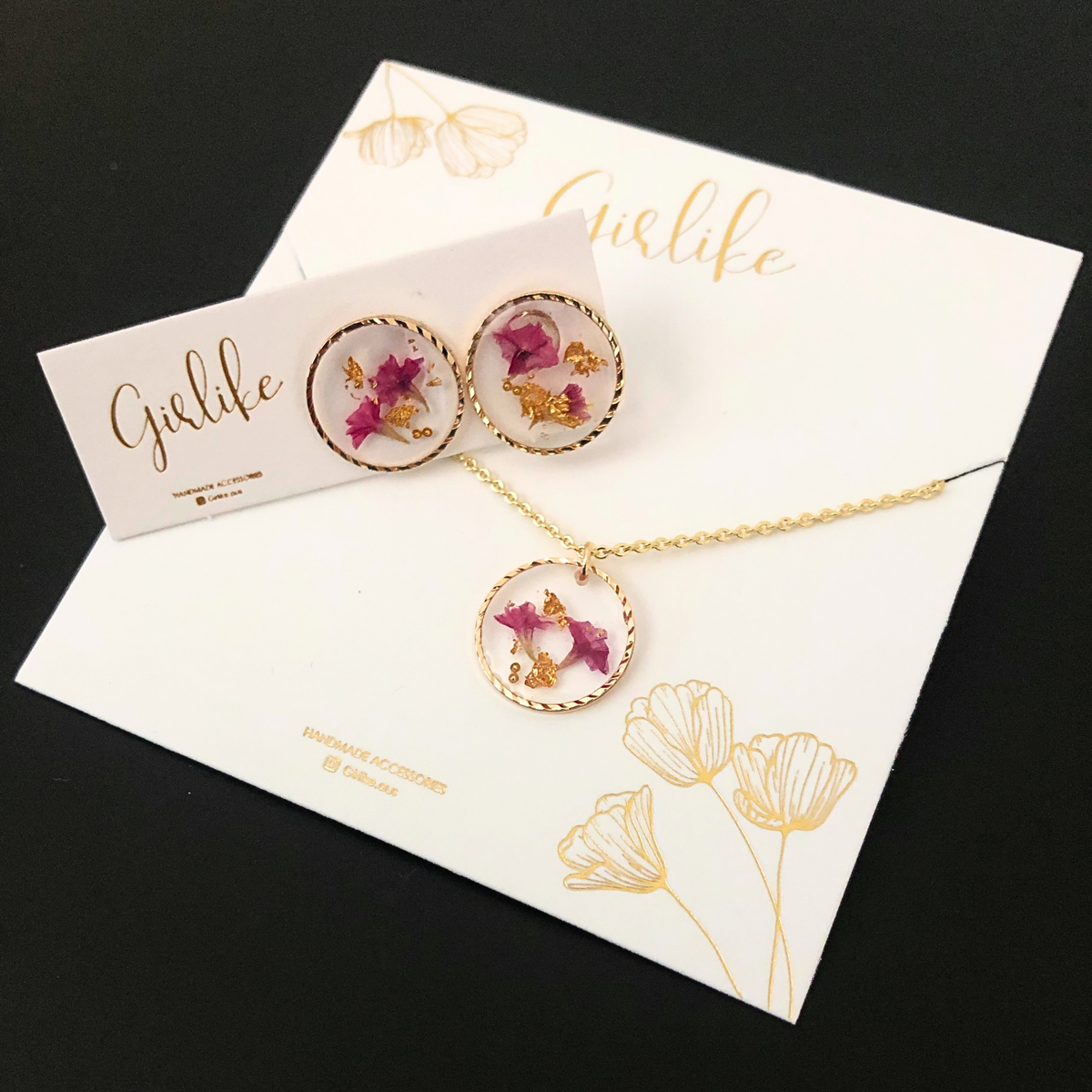 Pressed Flower Jewellery