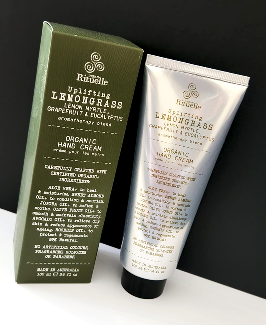 lemongrass organic hand cream